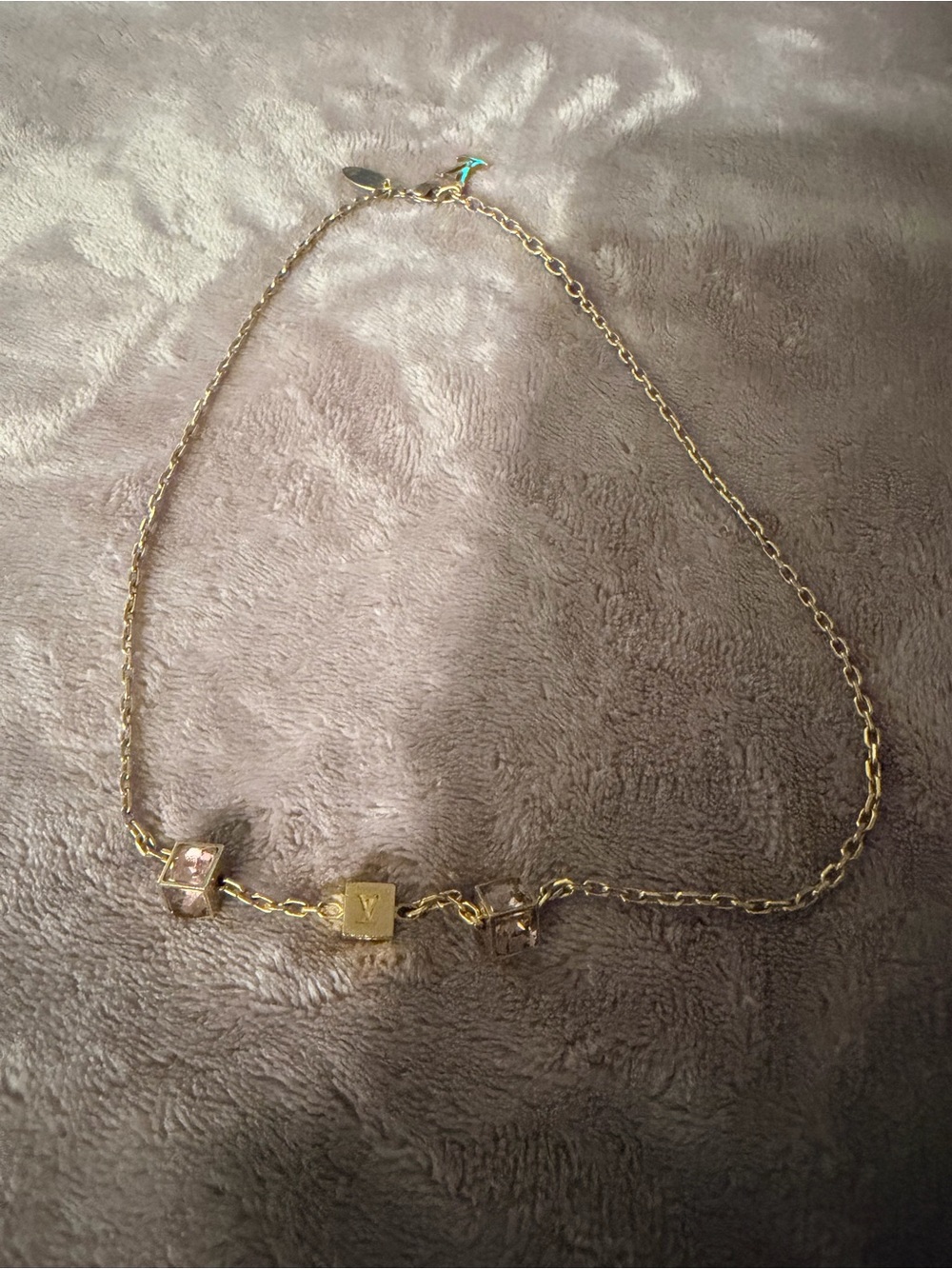 Louis Vuitton gamble Necklace with Crystal Accent